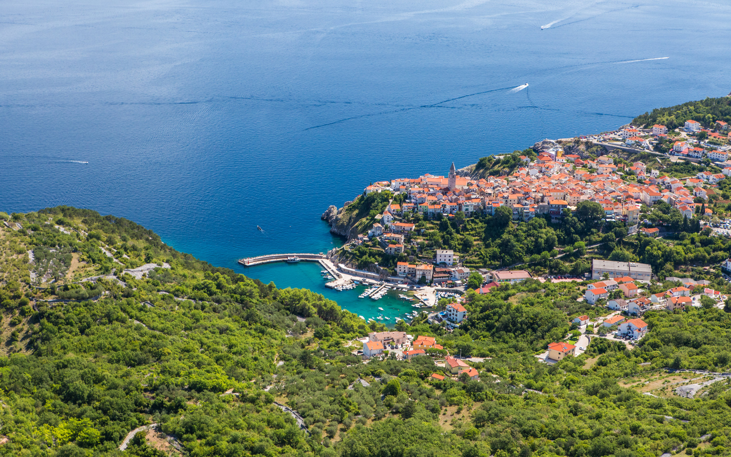Vrbnik Wanderkarte