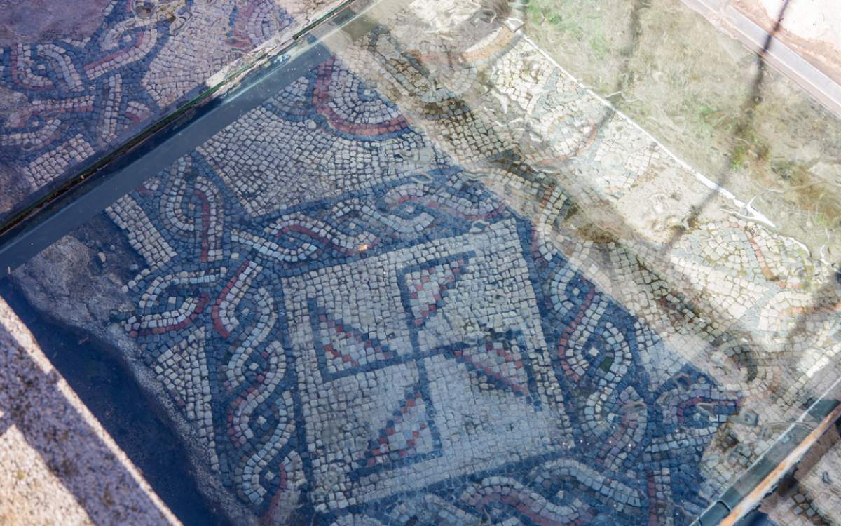 rimski mozaik u Baški na otoku Krku