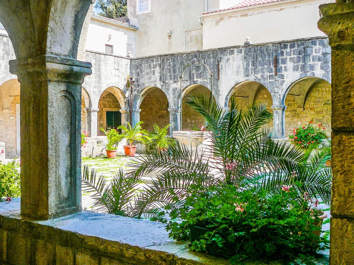 Monastery on the island of Košljun