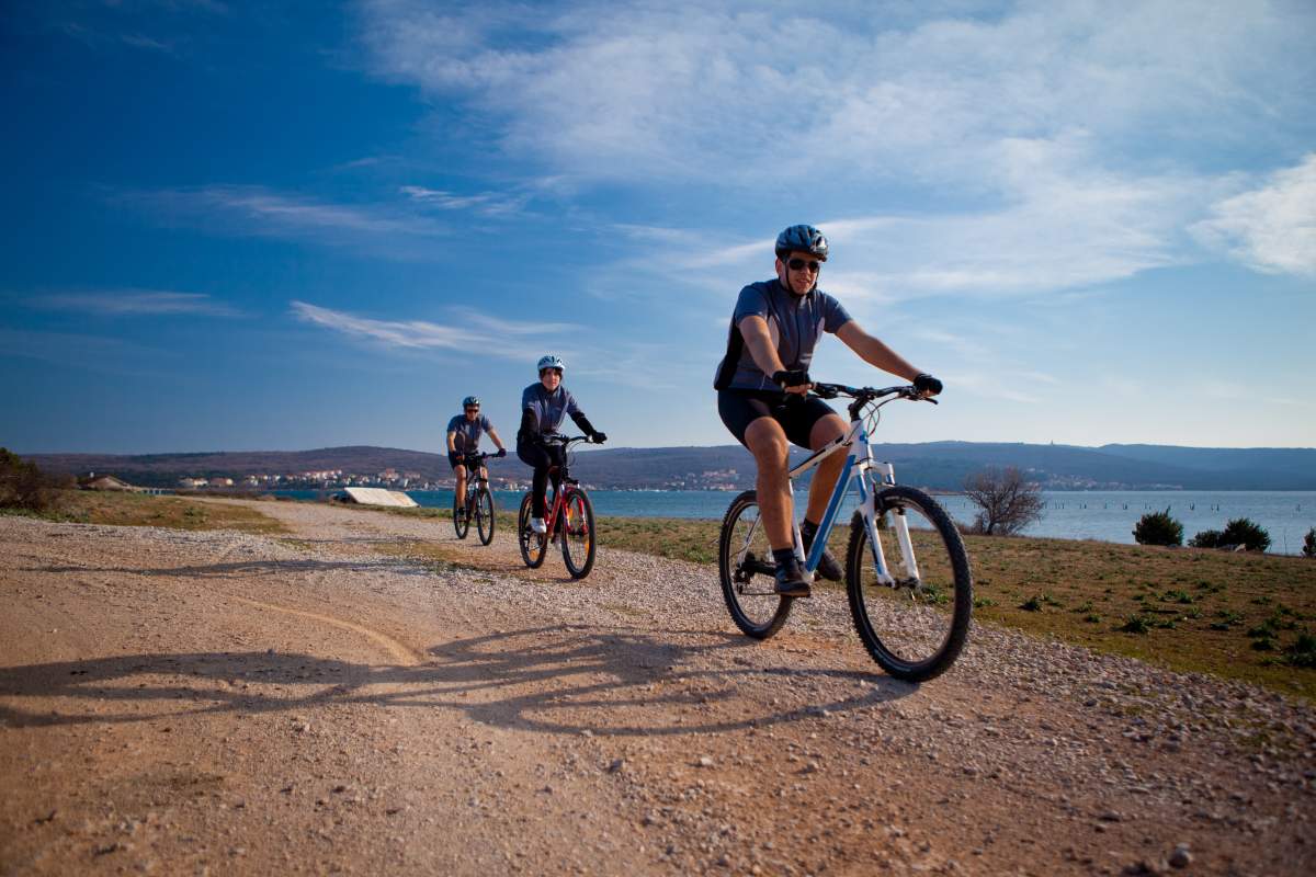 Cycling on the island of Krk
