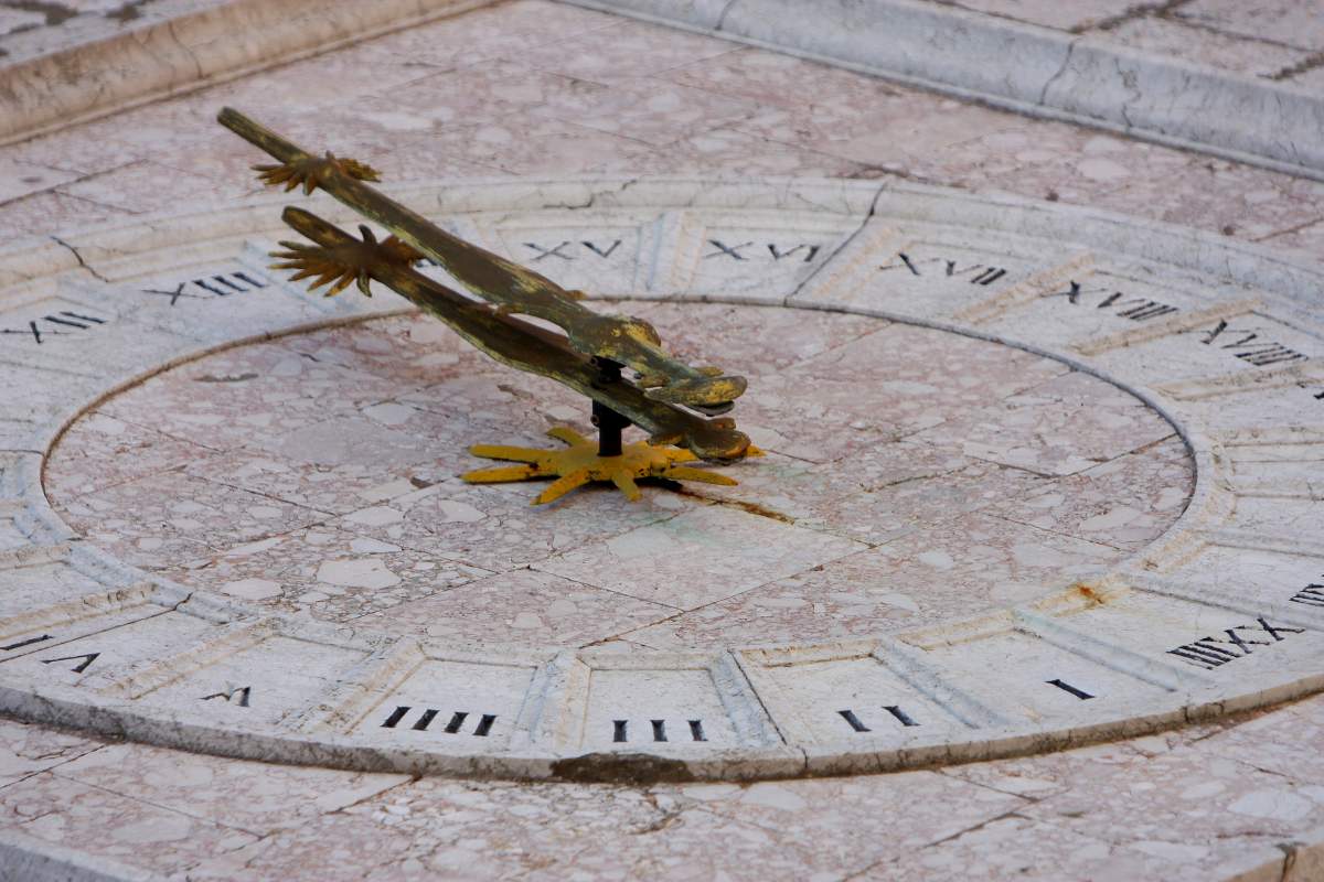 Sundial in town Krk