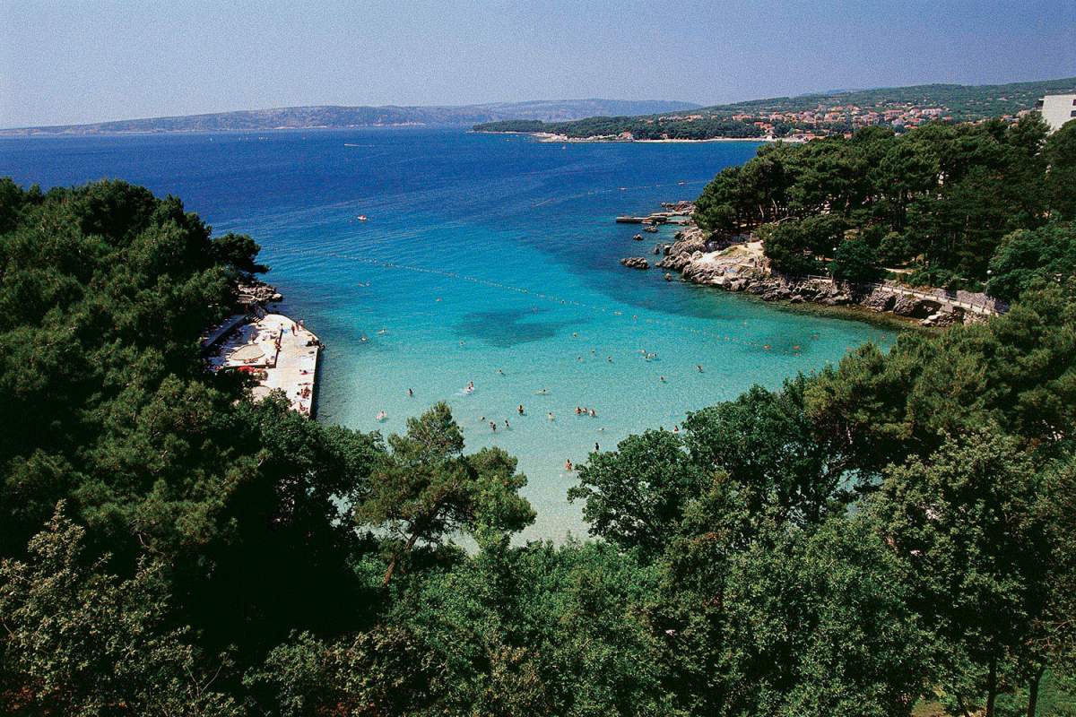 plaža Portapisana u gradu Krku