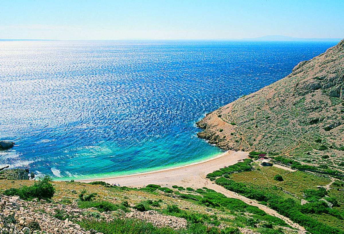 Strand Oprna neben Stara Baška