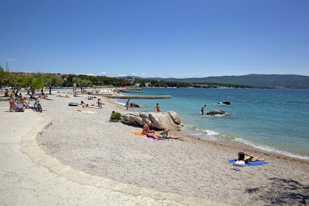 Strand Porporela in Krk