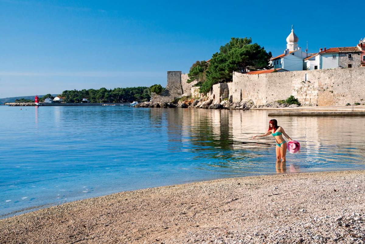 Strand Portapisana in Krk