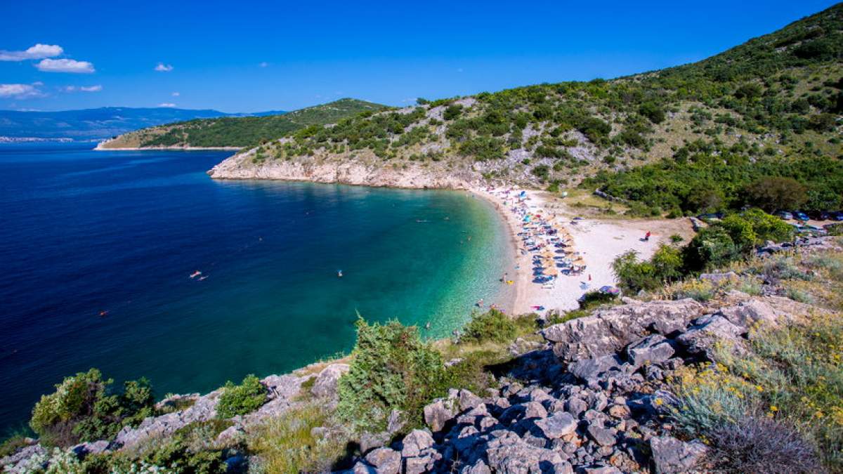 Beach Potovošće near Vrbnik