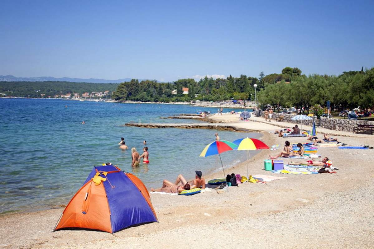 Beach Rova in Malinska