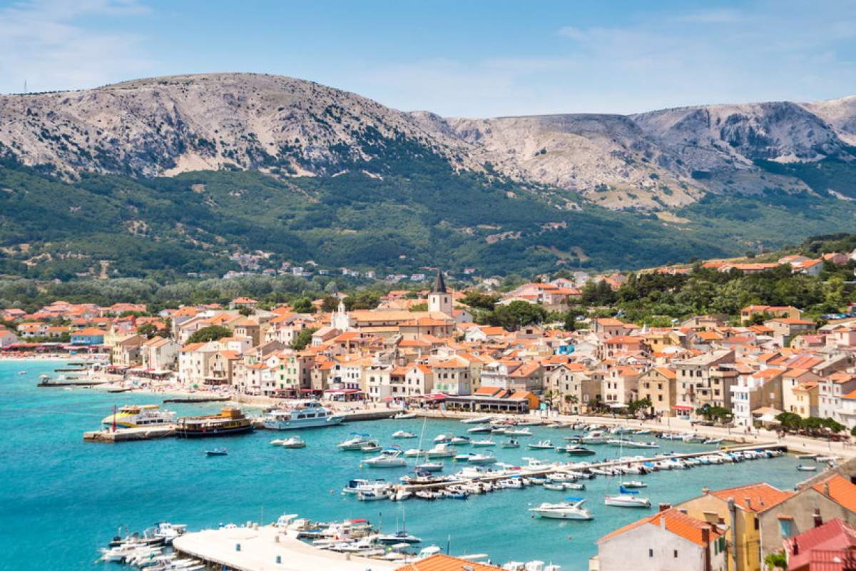 The historic city center of Baška