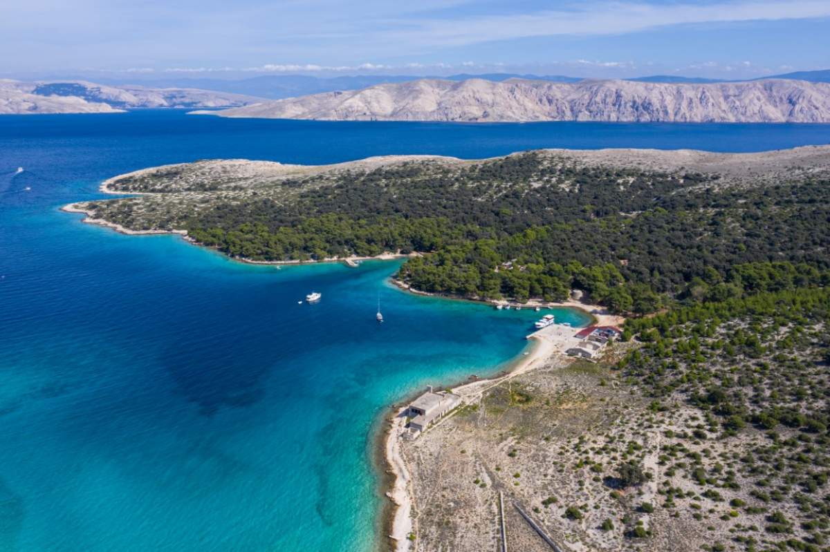 amazing nature around Goli otok