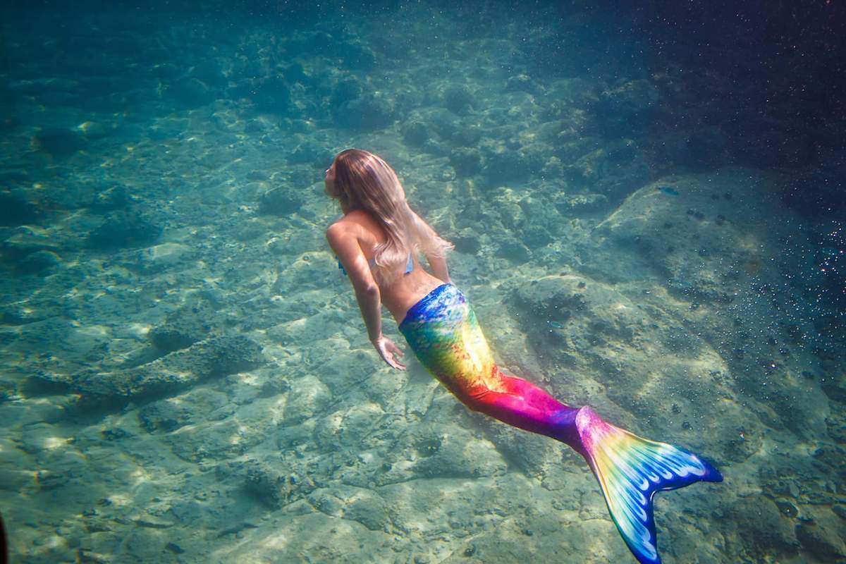 Mermaid on island Krk