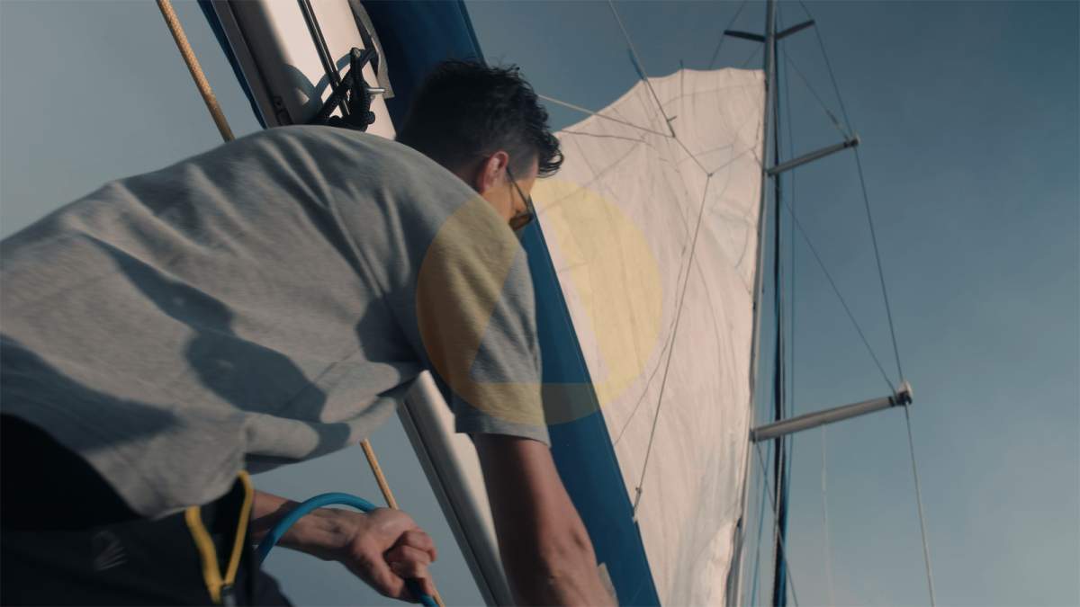 Sailing on the island of Krk