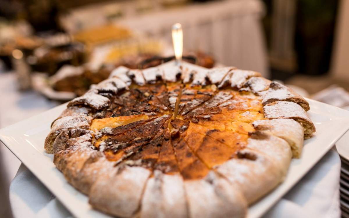 Traditionelle Kuchen Presnec und Povitica  