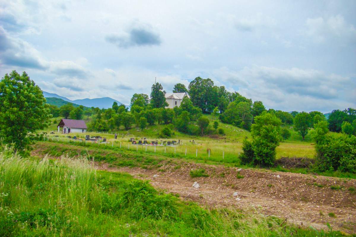 Village Donje Pazarište near Gospić
