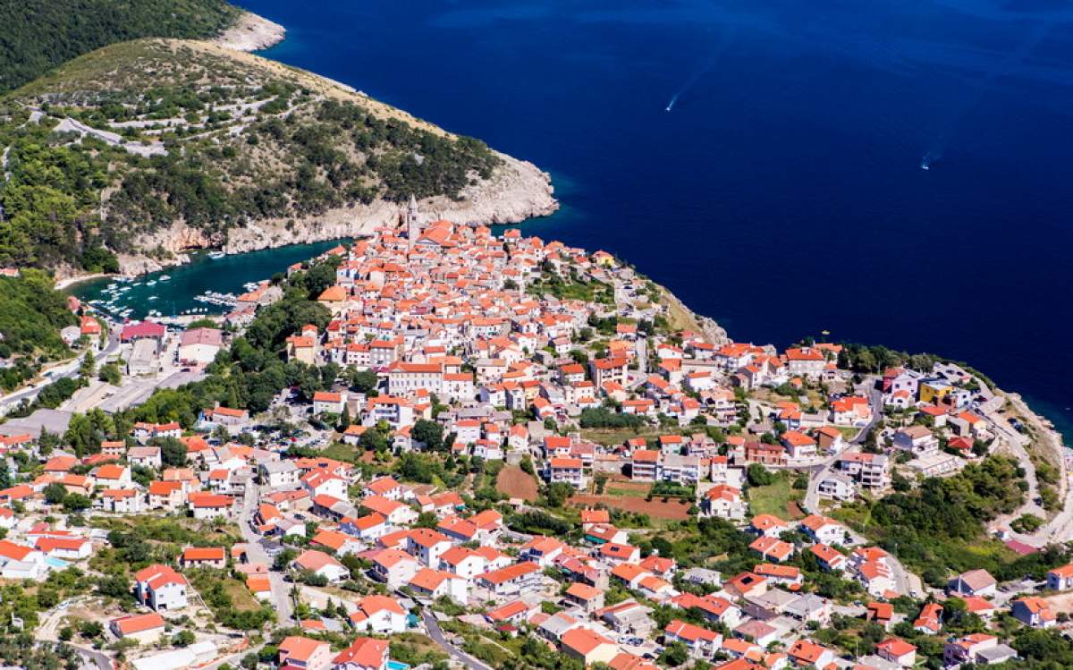 The historic city center of Vrbnik