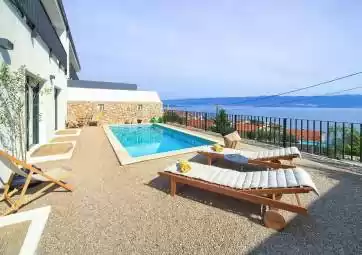 Kucha 26b - villa di design con piscina & splendida vista mare