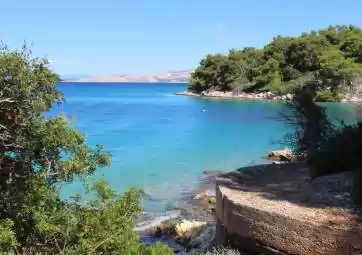 Rab and ex prison islands with swimming on beautiful beaches