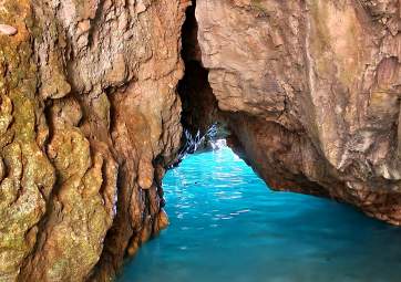 Blue Cave and Golden Beach