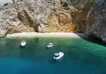 Two-hours by private boat to the hidden coves around Stara Baška