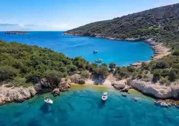 Insel Plavnik im Taxiboot - 4 Stunden