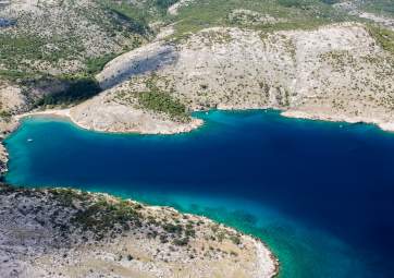 Late afternoon swim on the hidden beaches near Vrbnik