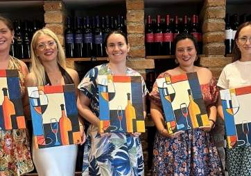 Art & Wine – slikarska radionica uz vrbnička vina u vinariji Katunar