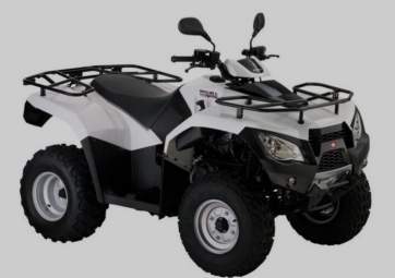 Quad Kymco MXU 300R - from Vrbnik